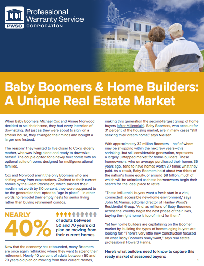 Baby Boomers and Home Builders