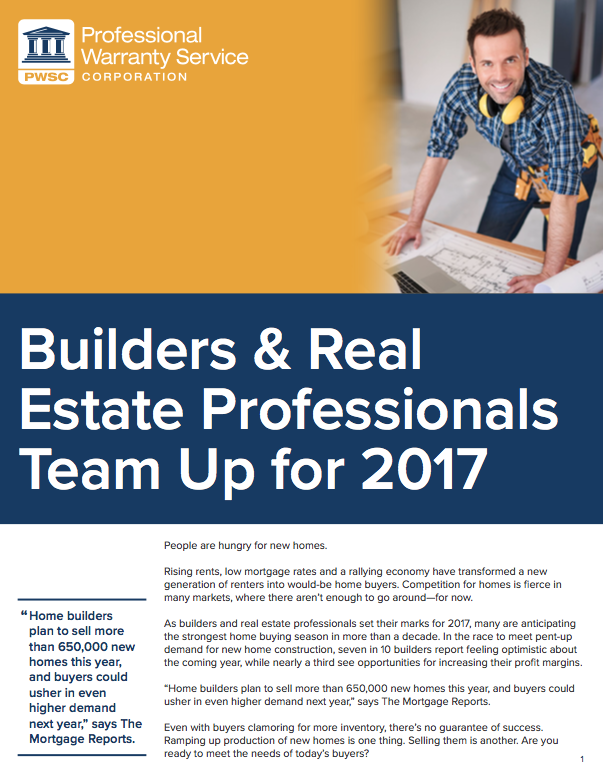 Builders and Agents Team up For 2017